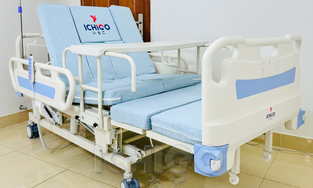 giường y tế có bô vệ sinh